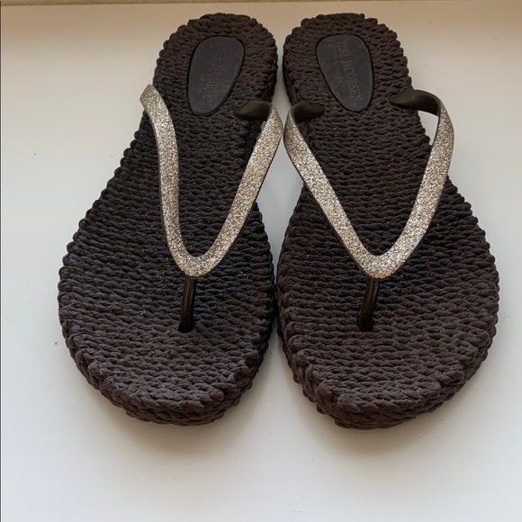 Ilse Jacobsen Flip-flops Glitter - Cub Brown Size 9 - Picture 8 of 8